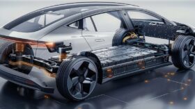 EV用リチウムイオン電池パックの安全性を高める大判断熱材と難燃加工部材