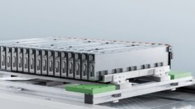 リチウムイオン電池のベント作動時に噴出する高温ガスから周辺部品を保護する耐火部材のイメージ