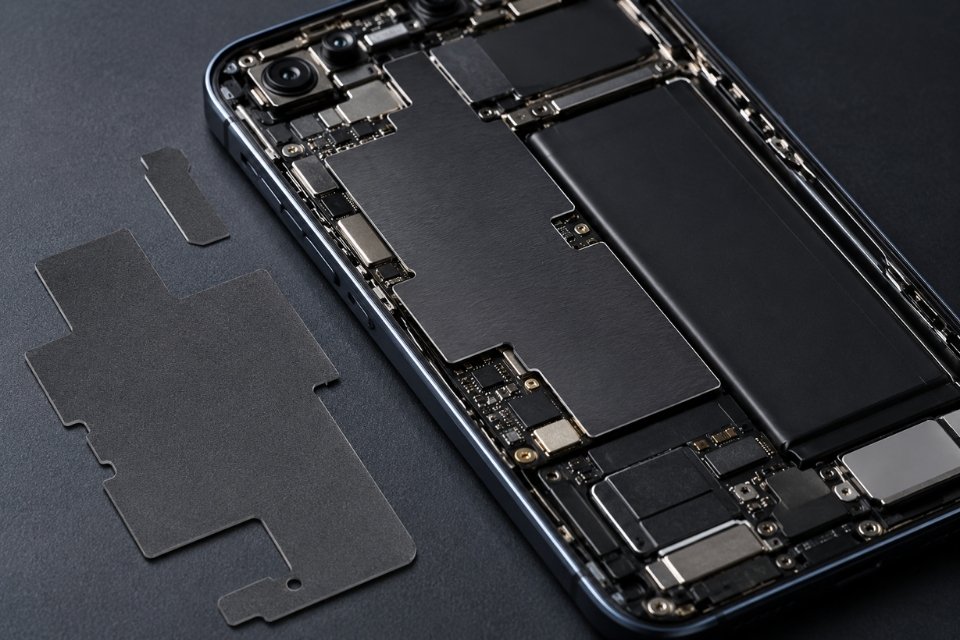 グラファイトシートの加工｜スマートフォン・電子機器の熱拡散を支える部材設計