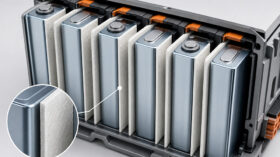リチウムイオン電池の熱暴走を防ぐセル間断熱材｜延焼を抑える部材設計のアイキャッチ画像